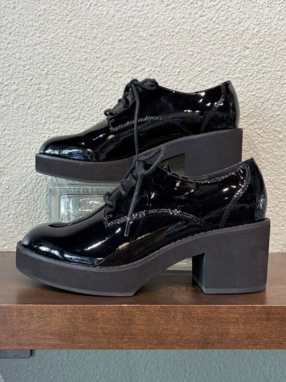 Eileen Fisher Judd Oxford Black Patent